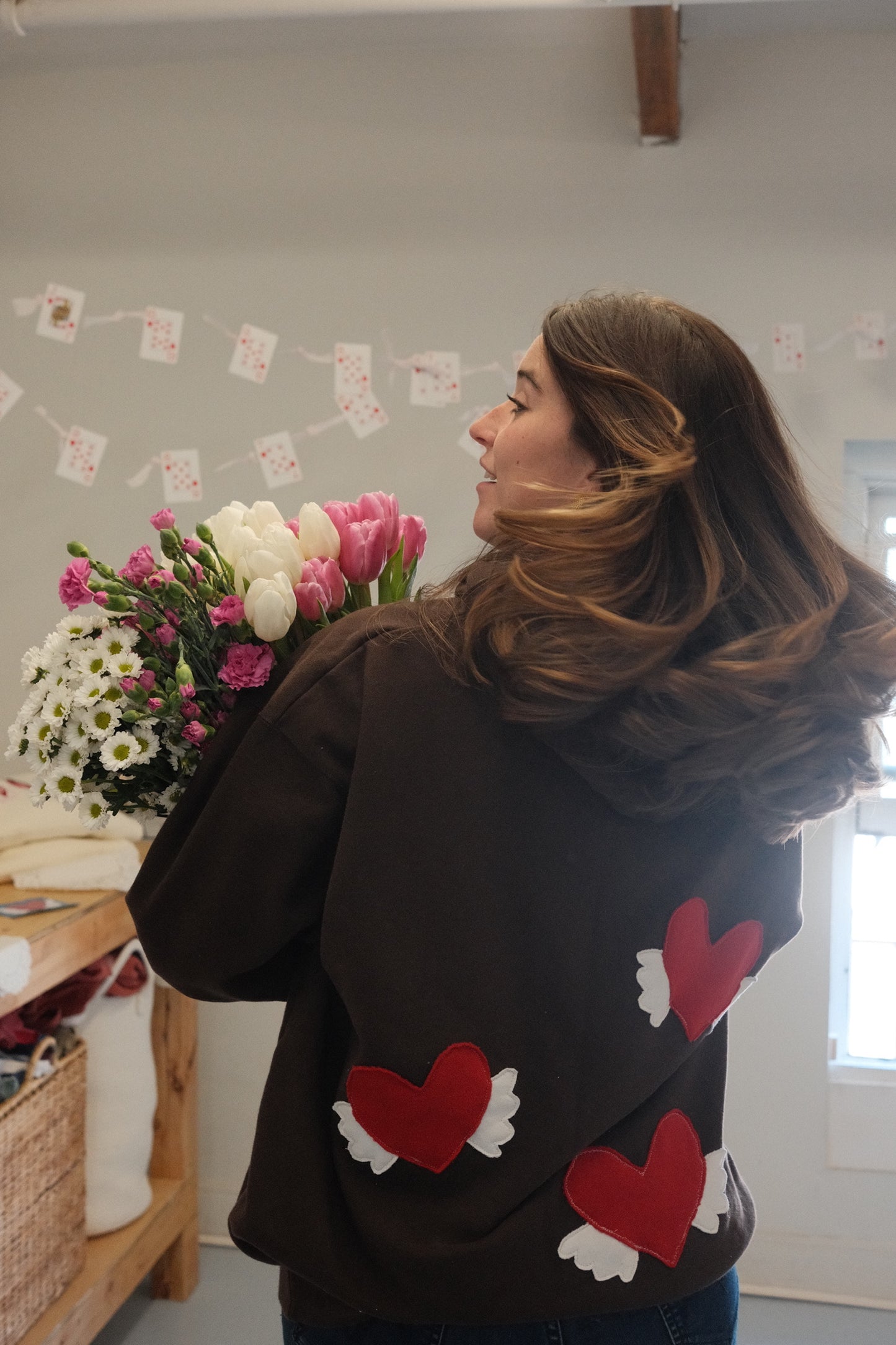 sweetheart hoodie (espresso)