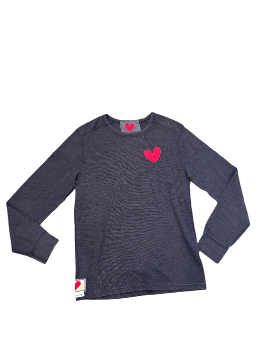 waffle heart long sleeve - 100% UPCYCLED