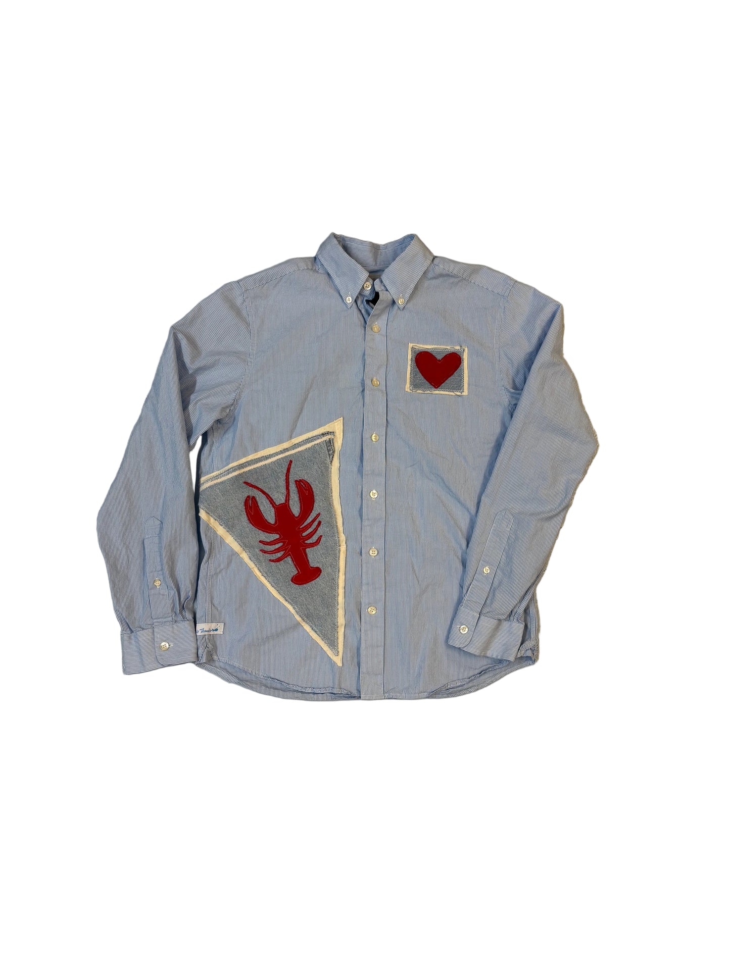 lulu's lobster button down (S/M)