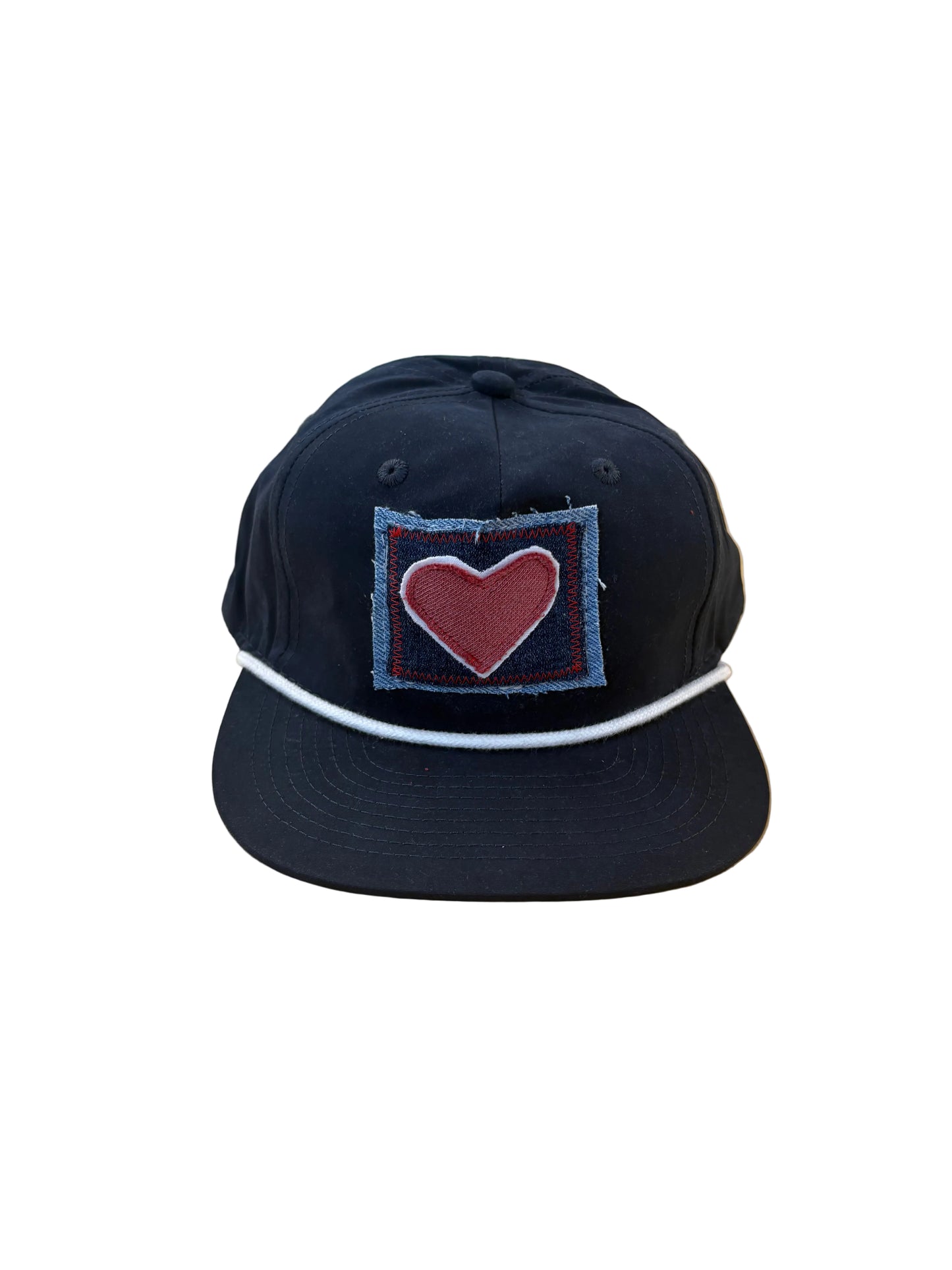 heart patch hat