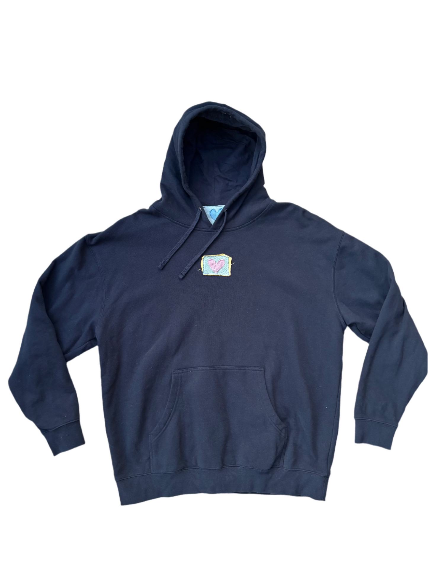 heart tag hoodie