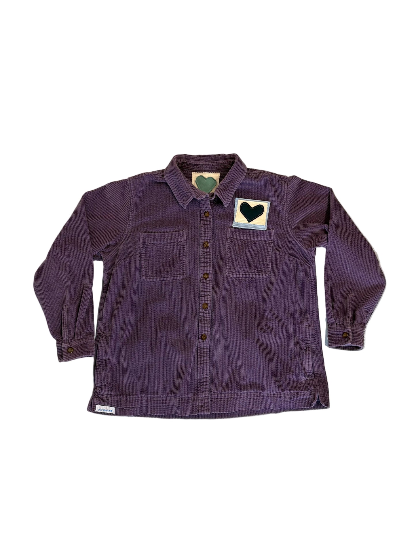 at sea corduroy shacket (XL)
