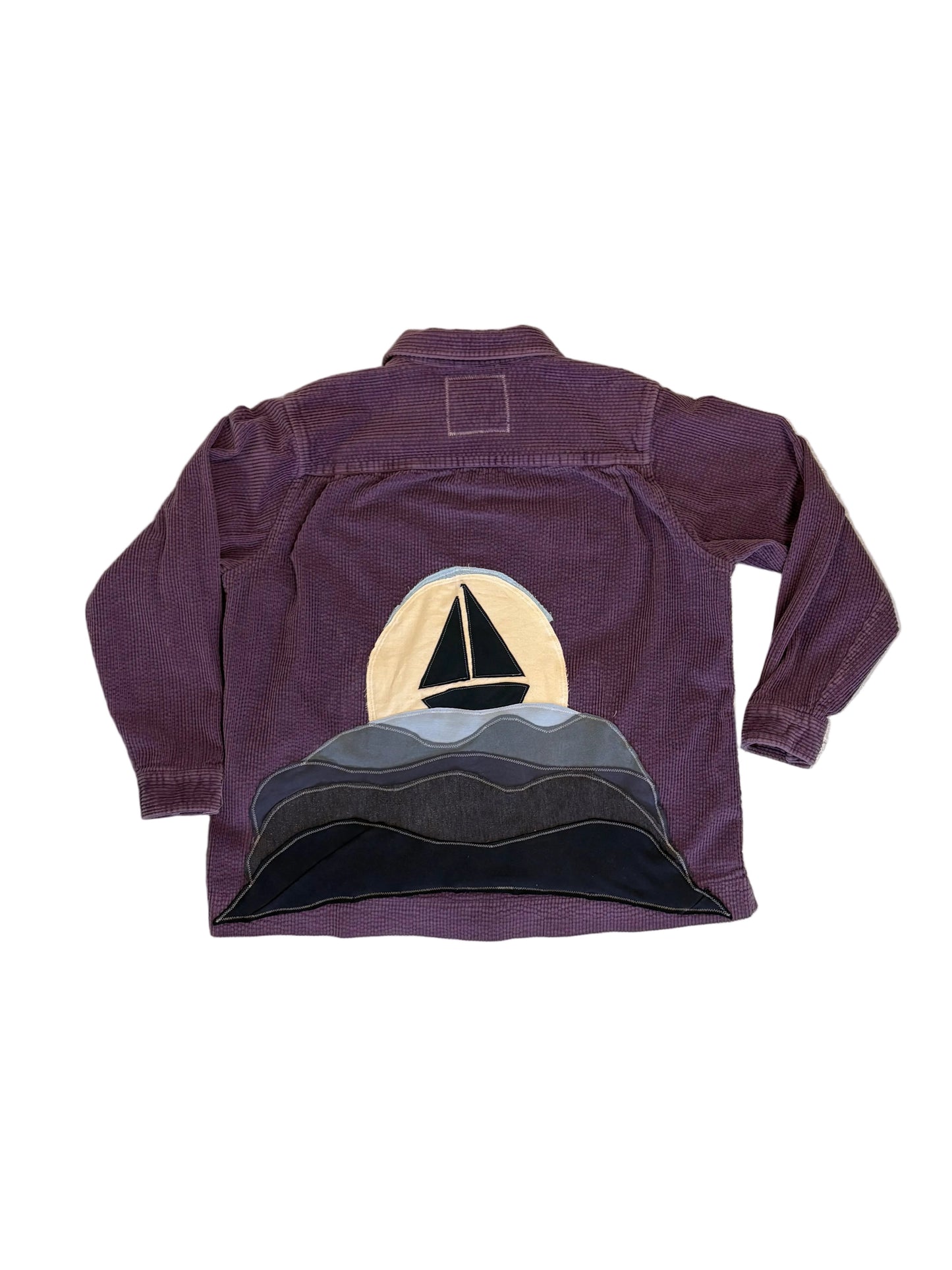 at sea corduroy shacket (XL)
