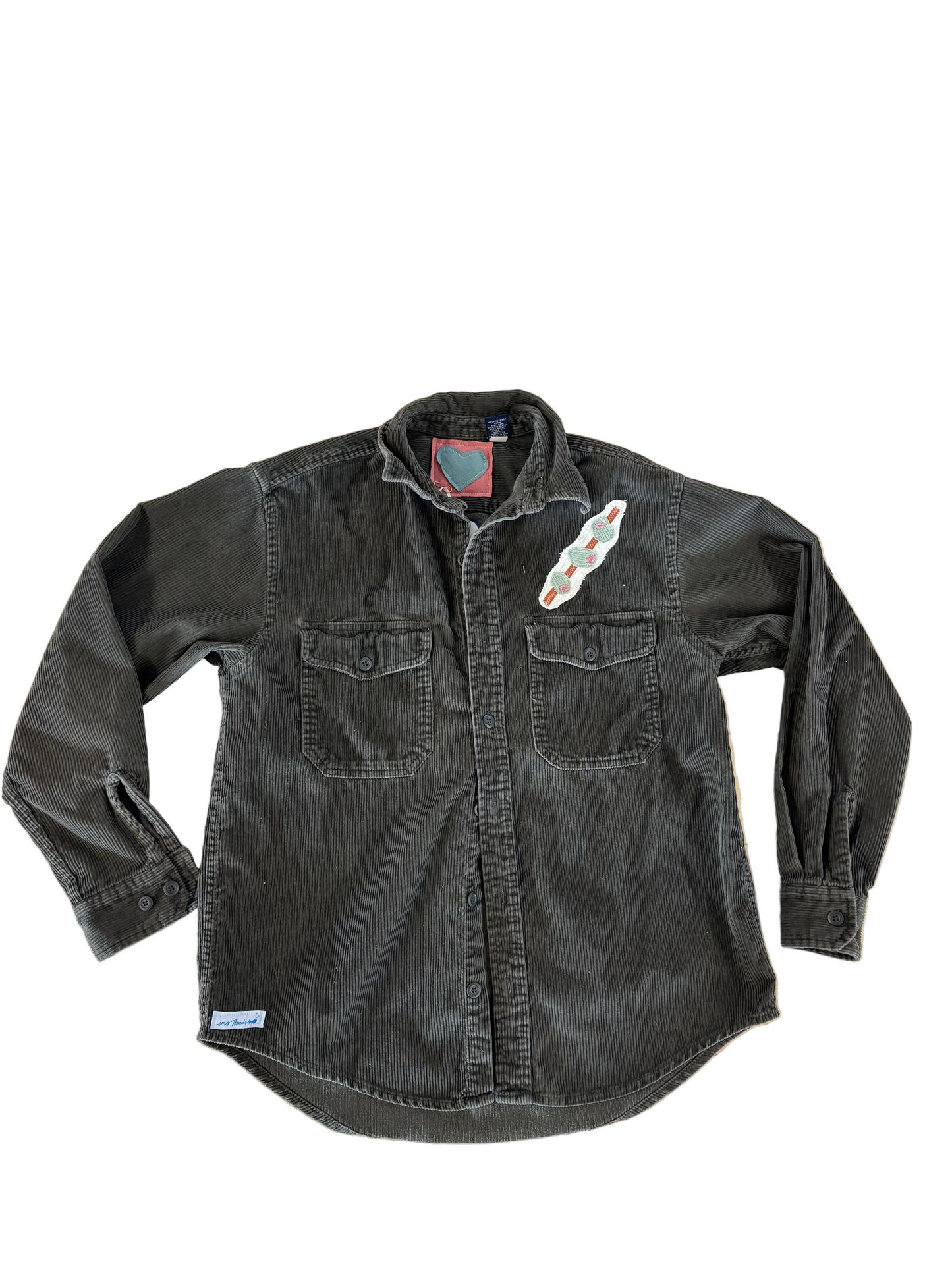 'tini time corduroy shacket (M/L)