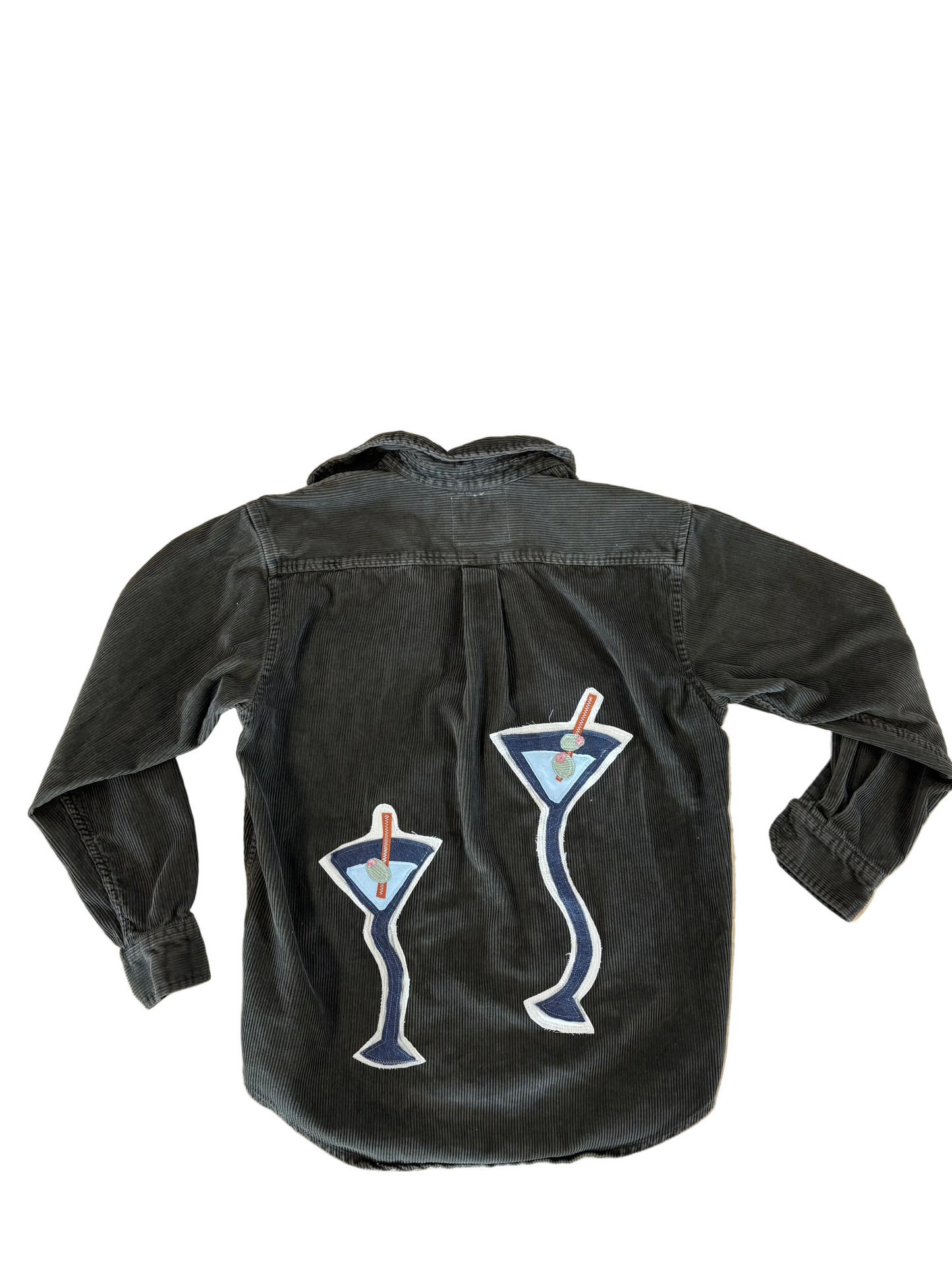 'tini time corduroy shacket (M/L)