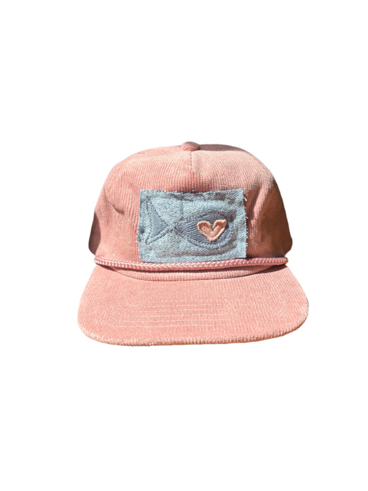 heart u corduroy hat